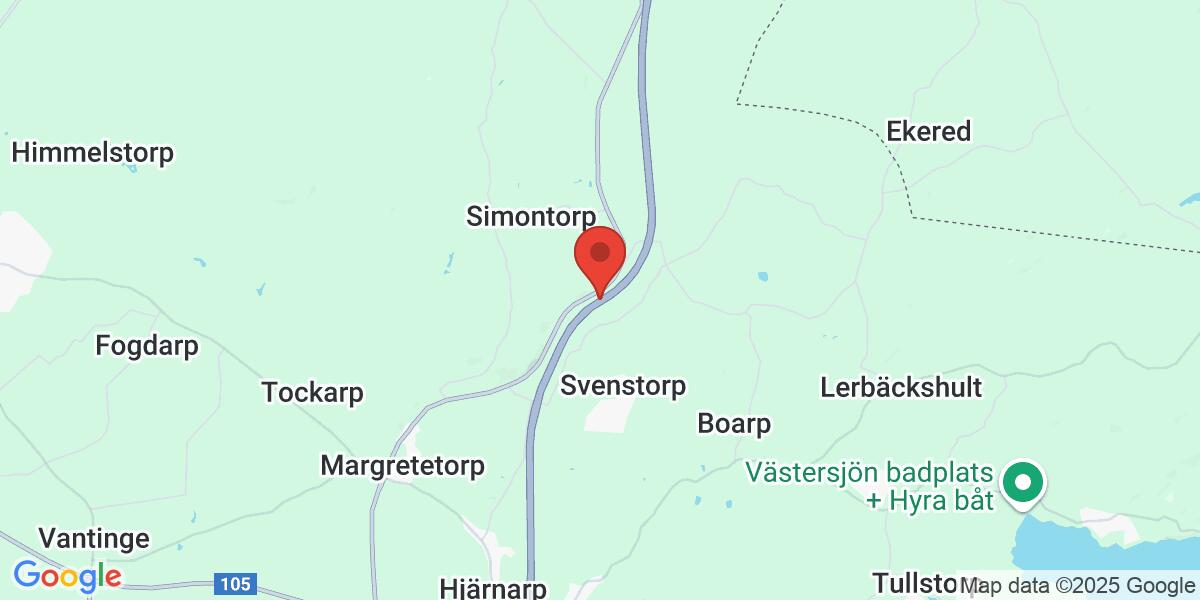 Fordonshaveri på E6 mellan Hallandsåsen och Hjärnarp