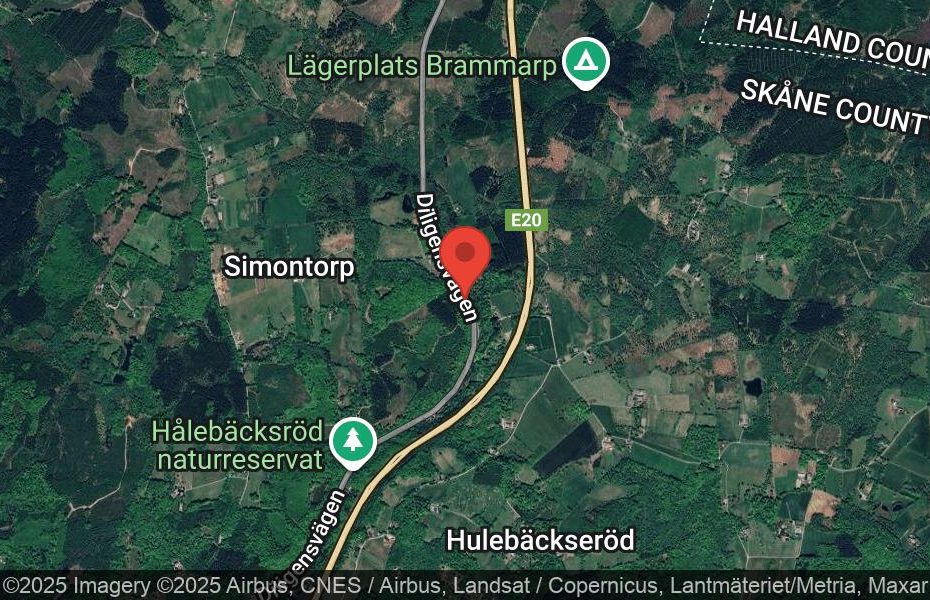 Händelseplats, Google Maps